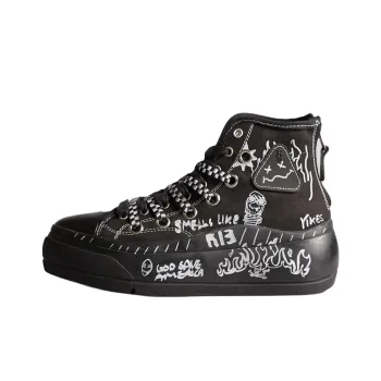 R13 High-Top Casual Shoes Women's Black