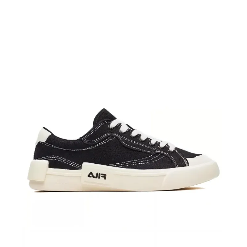 FILA FUSION POP Slip Resistant, Abrasion Resistant, Waterproof Coverage Low Top Canvas Shoes Women's Black White-1