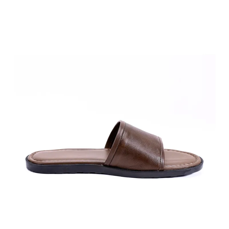 Brounvanm Slide Slippers Men's Brown-2