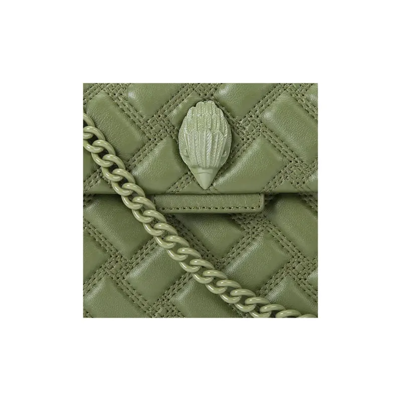 Kurt Geiger London Lambskin Shoulder Bag Crossbody Bag Mini Women's Green-3
