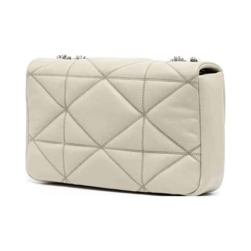 MCM Sheepskin Nappa Leather Trim Crossbody Bag Shoulder Bag Small Size Women's Green-1