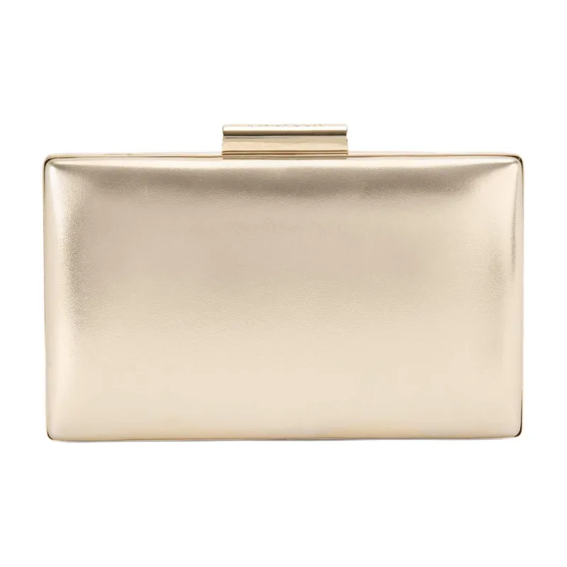 Kurt Geiger London Leather One Shoulder Crossbody Clutches Women's Gold-0