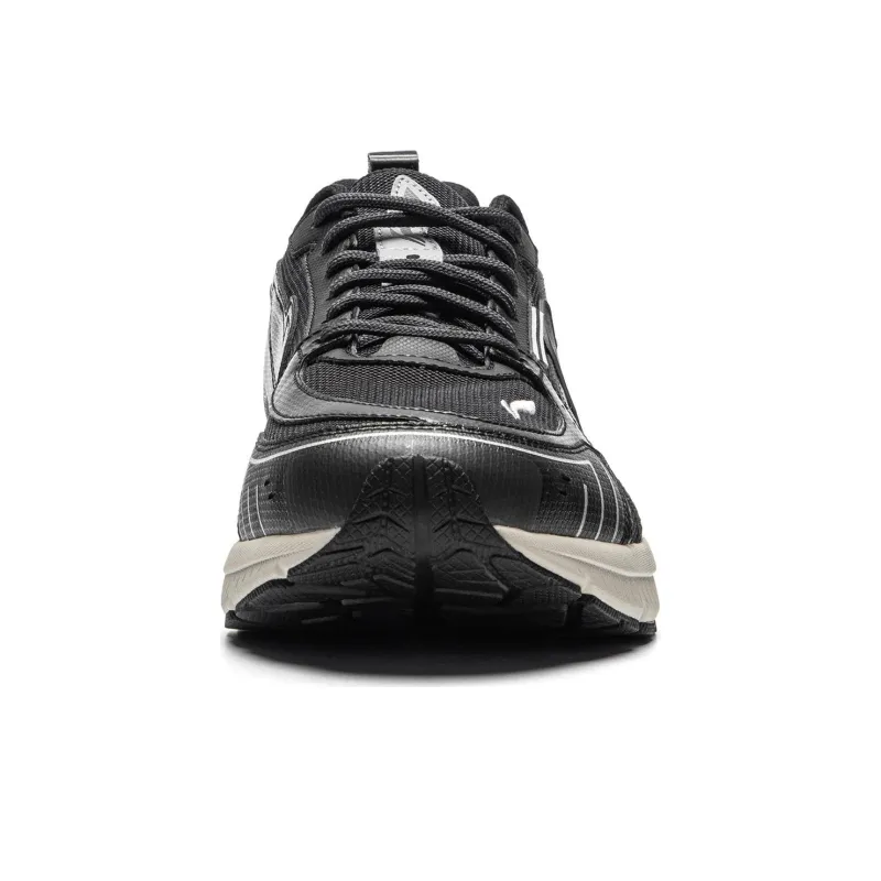LiNing Shake 1.5 Cushioning Slip Resistant And Abrasion Resistant Low Top Running Shoes Men's Night Black-4