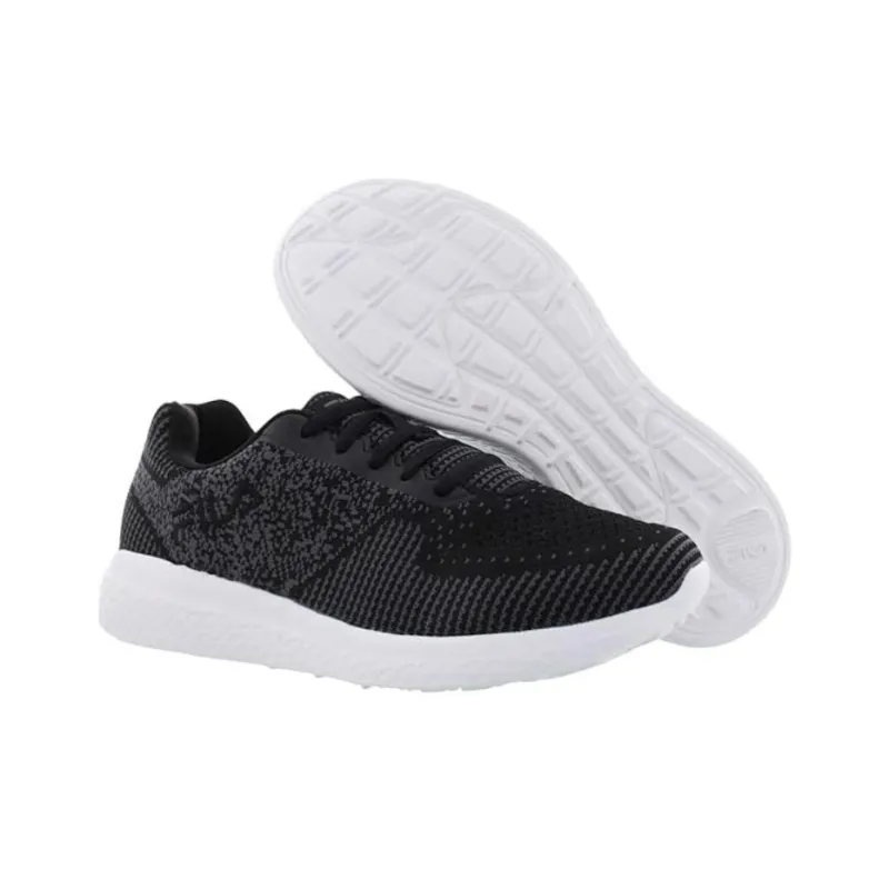 FILA Cushioning, Wear Resistant Low Top Running Shoes Women's Black-4
