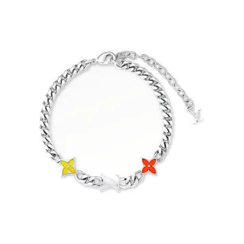 LOUIS VUITTON Monogram Row Bracelet