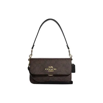 COACH Brynn Cow Leather Crossbody Bag Shoulder Bag Women's Tan