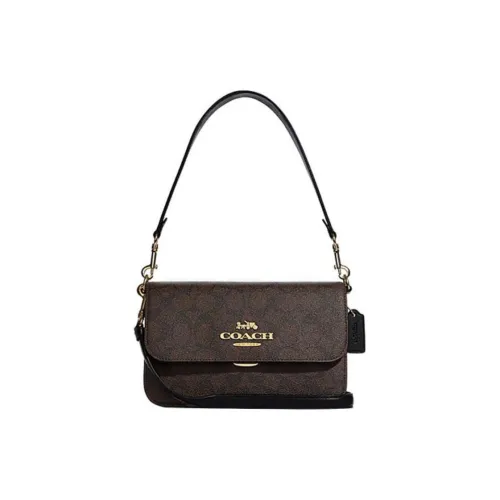 COACH Brynn Cow Leather Crossbody Bag Shoulder Bag Women's Tan