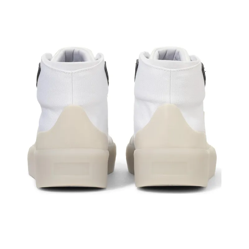 Adidas Znsored Hi Abrasion Resistant Breathable High Top Skateboard Shoes Unisex White Brown-4
