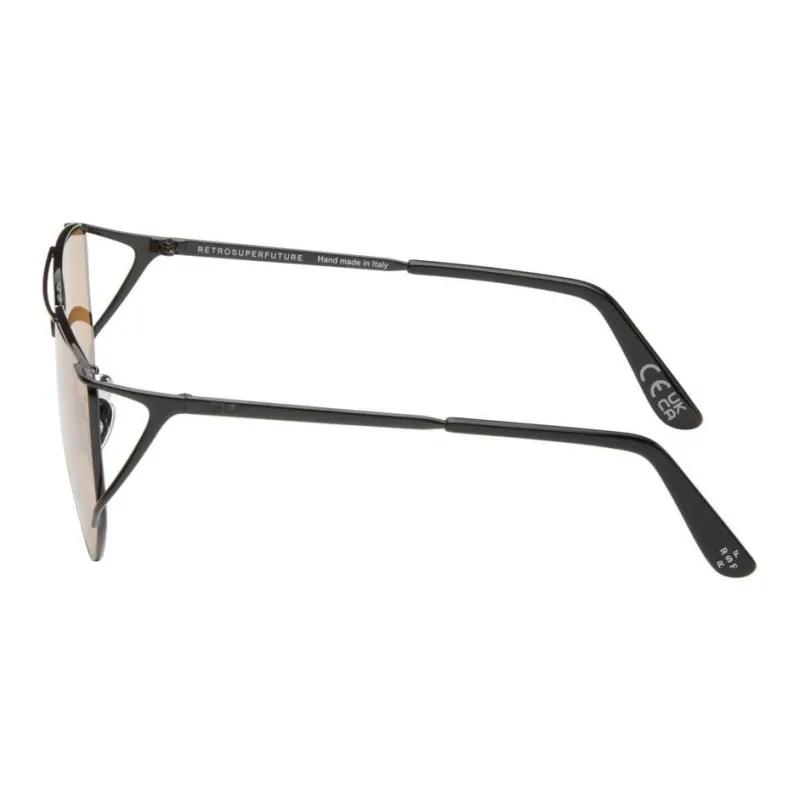 Retrosuperfuture Aviator Sunglasses Men's Black-2