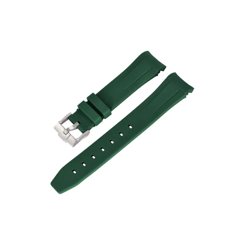 VAGENARI Water Resistant Rubber Strap Compatible With Rolex Explorer I 39MM 214270 Watch Band Unisex-5