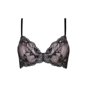 CALVIN KLEIN Full Coverage Bra - Seductive Comfort Bra Women's Black