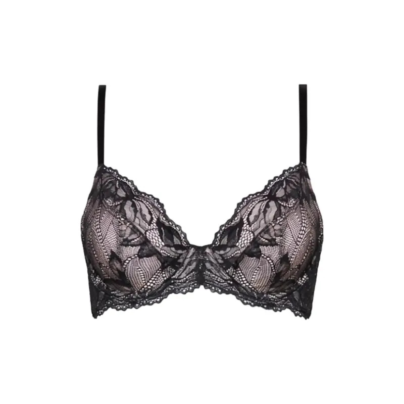 CALVIN KLEIN Full Coverage Bra Seductive Comfort Bra Women's Black-0