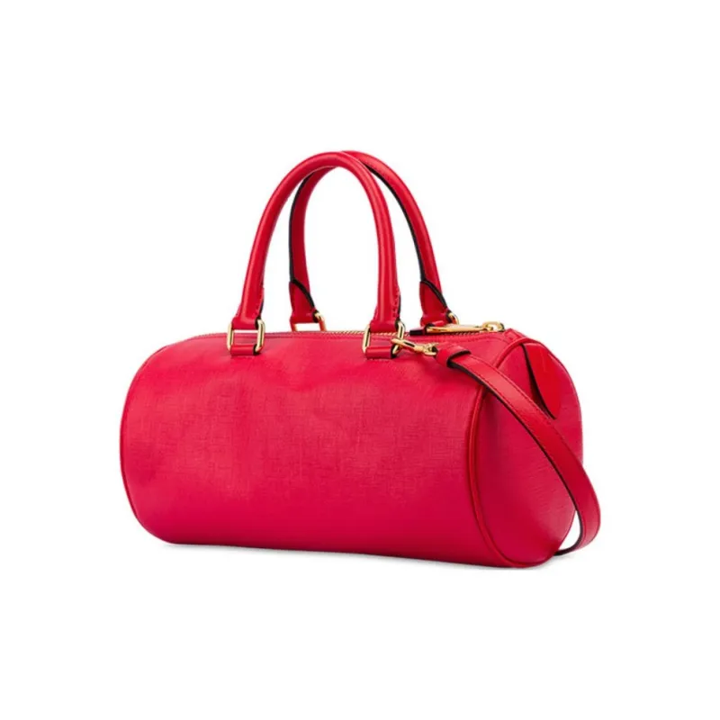 MOSCHINO Polyurethane Travel Bags Shoulder Bag Crossbody Bag Handbag Women's Red-1