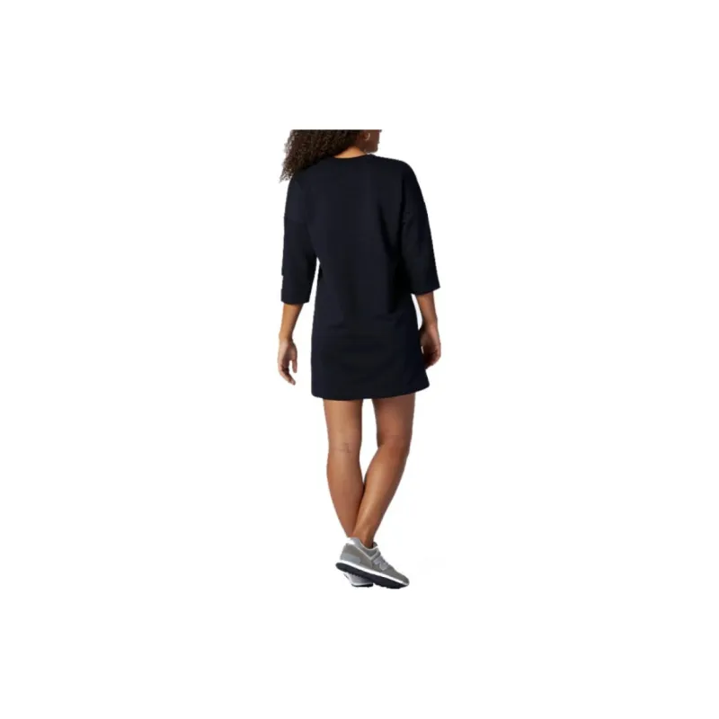New Balance Long Sleeved Dresses Women's Black-1