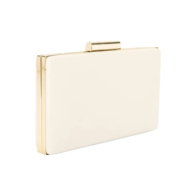 Kurt Geiger London Soft Leather Clutch Women's Light Gold-1