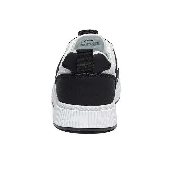 Warrior Durable Lightweight And Breathable Low Top Skateboard Shoes Men's White Black Gray-2