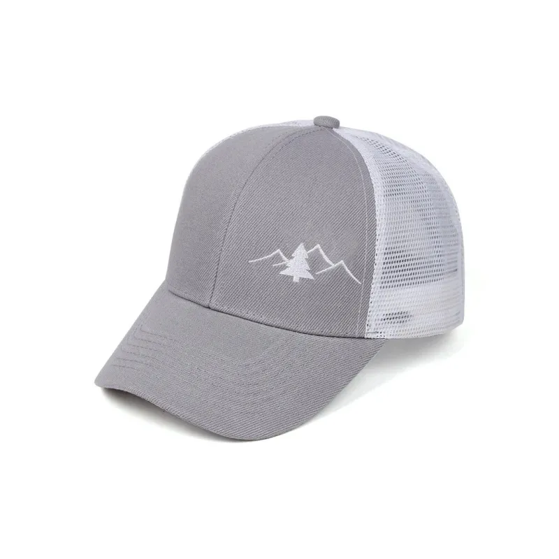 AAJF Cotton Outdoor Truck Driver Hat Embroidered Baseball Cap Compatibility Mesh Hat Unisex-2