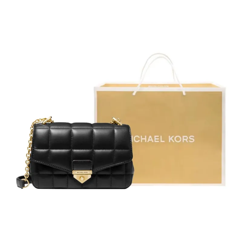 MICHAEL KORS Small Chain Shoulder Bag Black-0