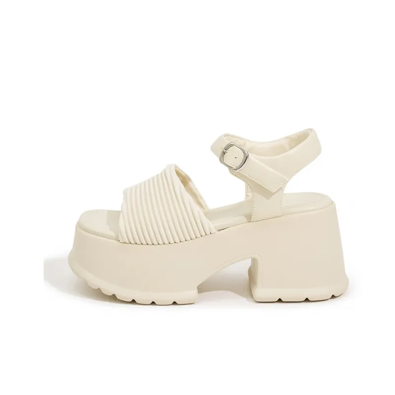 Milan Love Song Roman Sandals 8.5 Cm Women's Black-5