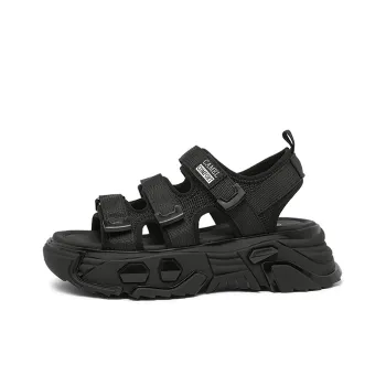 CAMEL Beach Sandals Women's Black/Beige/Khaki