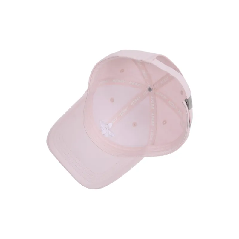 NERDY Cotton Baseball Caps Unisex Black/Pink-5