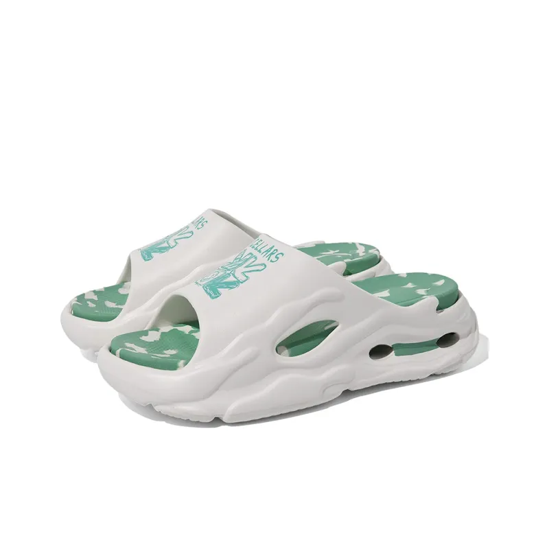 TCELLARS Graffiti Quiet Slip Resistant Odor Resistant Abrasion Resistant Quick Dry Antibacterial Slide Slippers Unisex-3