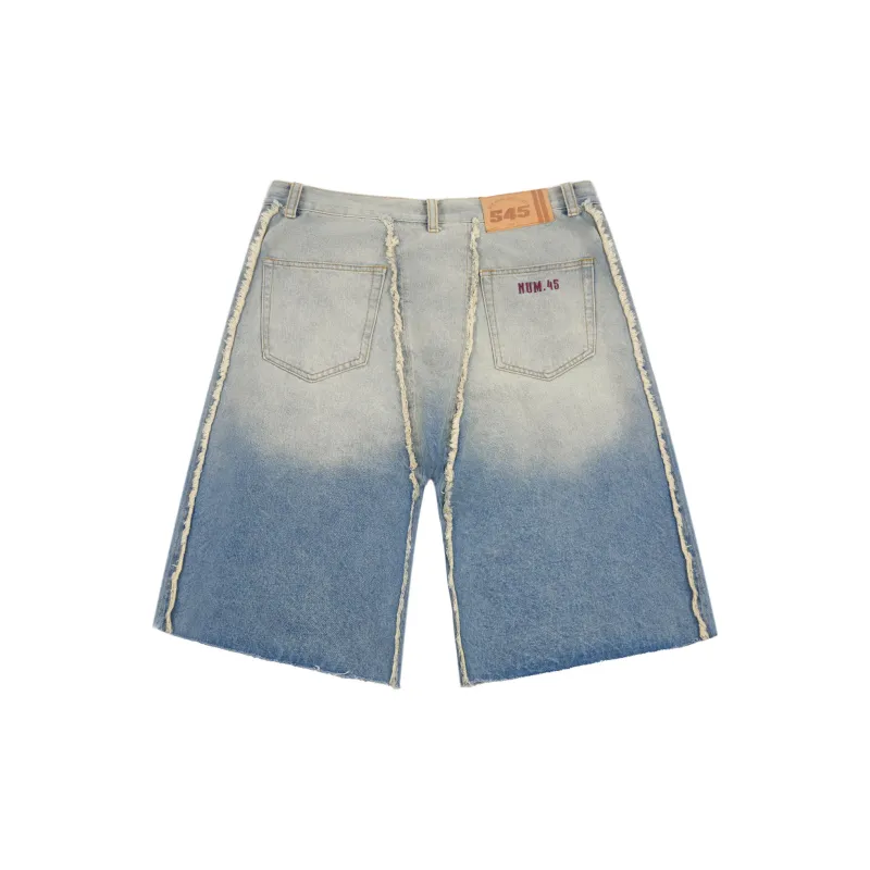 S45 Denim Shorts Men Blue-2
