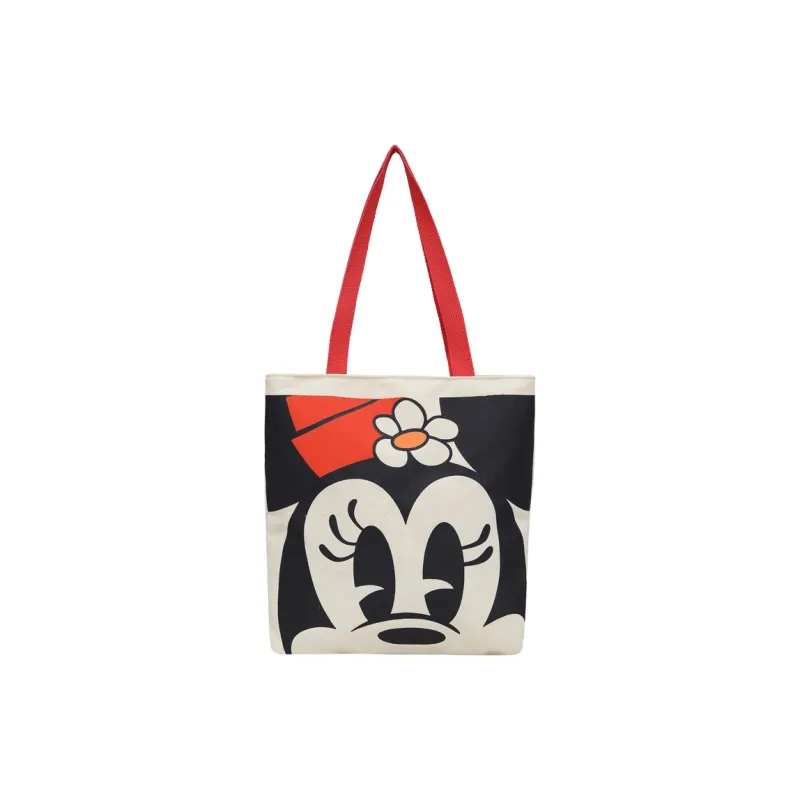 Disney Canvas Canvas Bag Shoulder Bag Crossbody Bag Tote Unisex Mickey Mouse Minnie Mouse-9