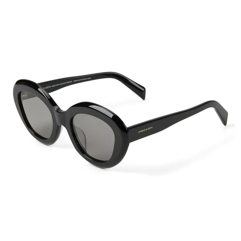 CHARLES&KEITH Aviator Sunglasses Women's Black-1