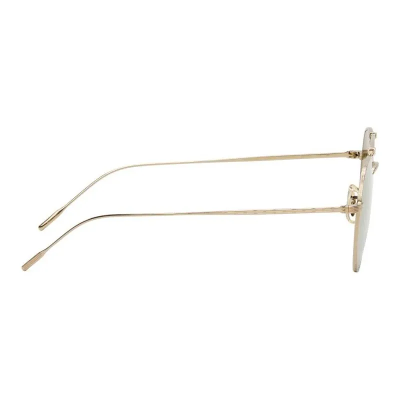 Oliver Peoples Aviator Sunglasses Women's Gold-2
