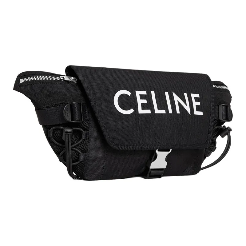 CELINE Nylon Fanny Pack Small Size Men's Black-1