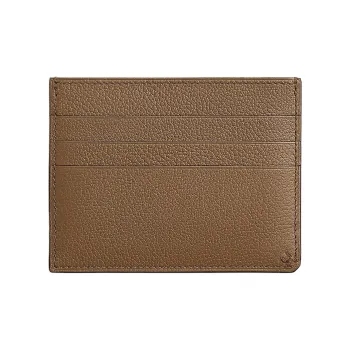 HERMES Evercolor Leather Card Holder Women's 3G Alezan Chestnut
