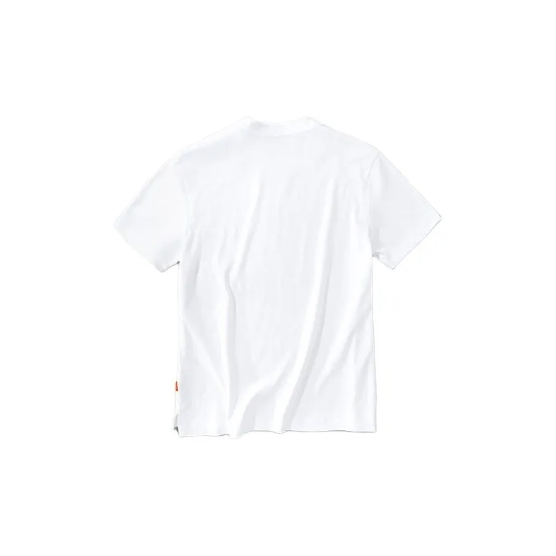 Mr.Bu T Shirts Men Moon White-1