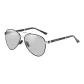 Black Silver Frame+Polarized Photochromic Lens+Box