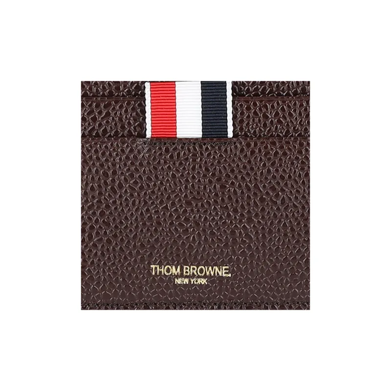 THOM BROWNE Logo Printed Cardholder-2
