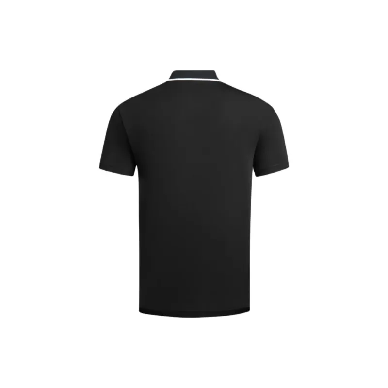 EMPORIO ARMANI EA7 SS24 Polo Shirt Men's Black-1