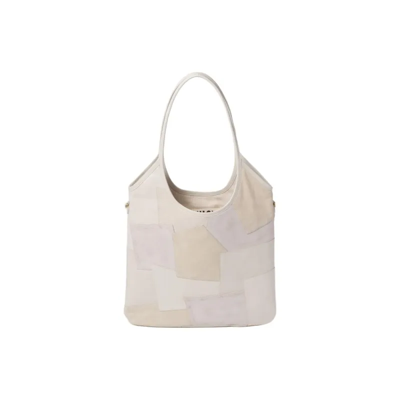 MIU MIU Leather Handbag, Shoulder Bag Women's Chalk White-2
