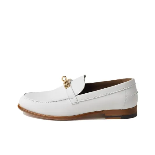 HERMES Destin Loafers Women's White