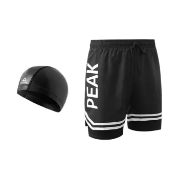 PEAK Swimming Sets Polyester Elastane Pool Men's Black/White