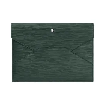 MONTBLANC Meisterstuck Cow Leather Clutch Men's British Green