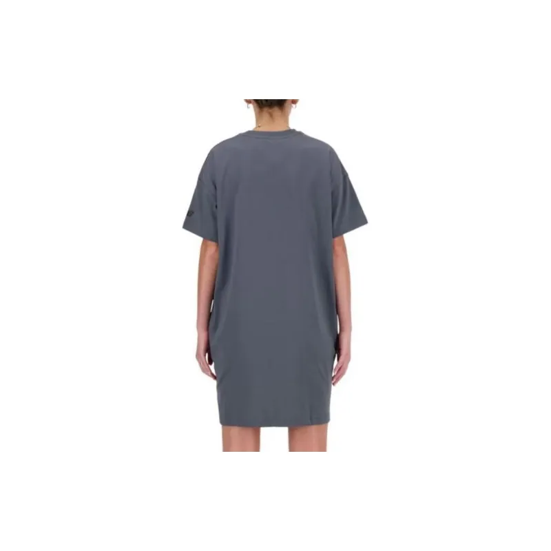New Balance Short Sleeved Dress Women's Dark Gray-1