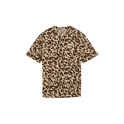 PUMA ESS+ ANIMAL T-Shirts Women's Brown