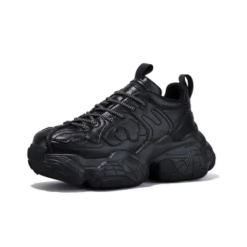 SELAIYA Low Top Chunky Sneakers 5.5cm Women's Black
