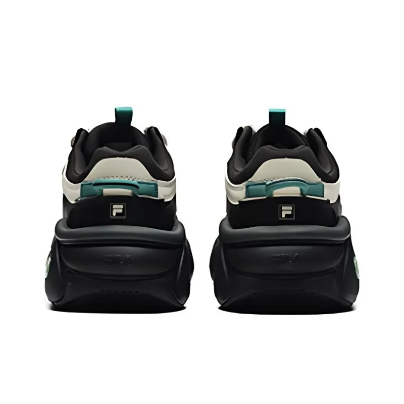 FILA Panini Durable Breathable Low-Top Casual Shoes Men's Black-3