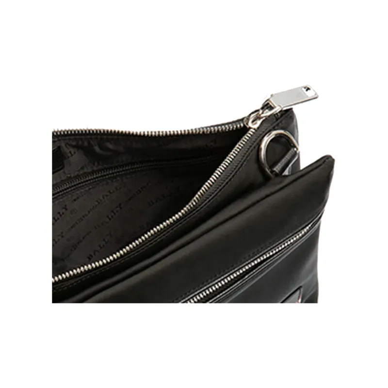 BALLY Nylon Portable Crossbody Bag Shoulder Bag Men's Black-4