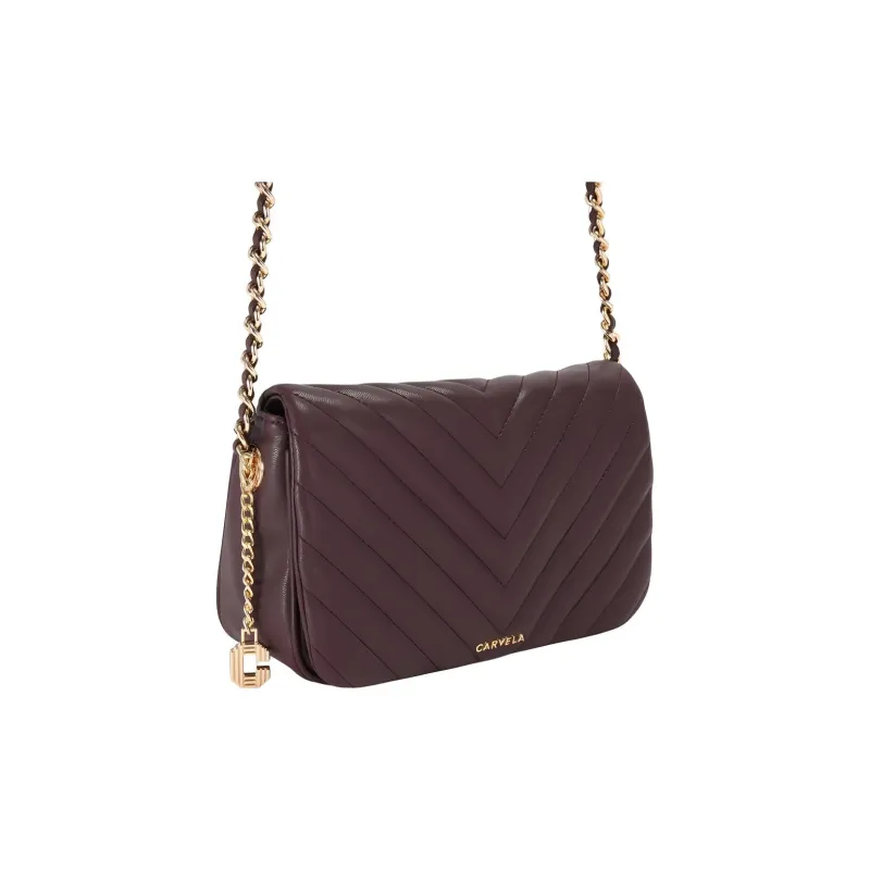 Kurt Geiger London Textile Material Crossbody Bag Shoulder Bag Women's Burgundy-1