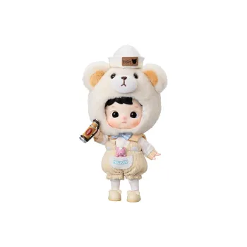 POP MART HACIPUPU Bear Captain Doll Trendy Figures