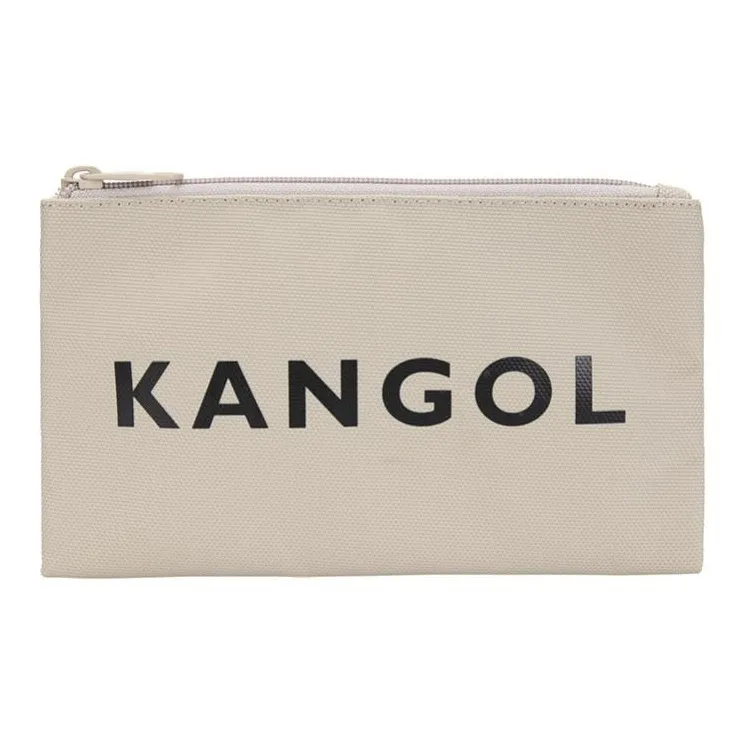 KANGOL Nylon Backpack Unisex Beige-3