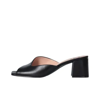 LIU JO Square-toe Leather Mules