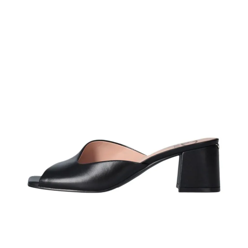 LIU JO Square-toe Leather Mules-0